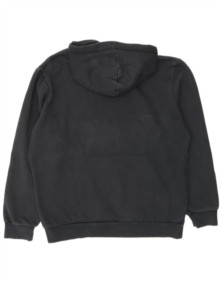 Felpa con cappuccio da uomo PUMA, cotone nero medio