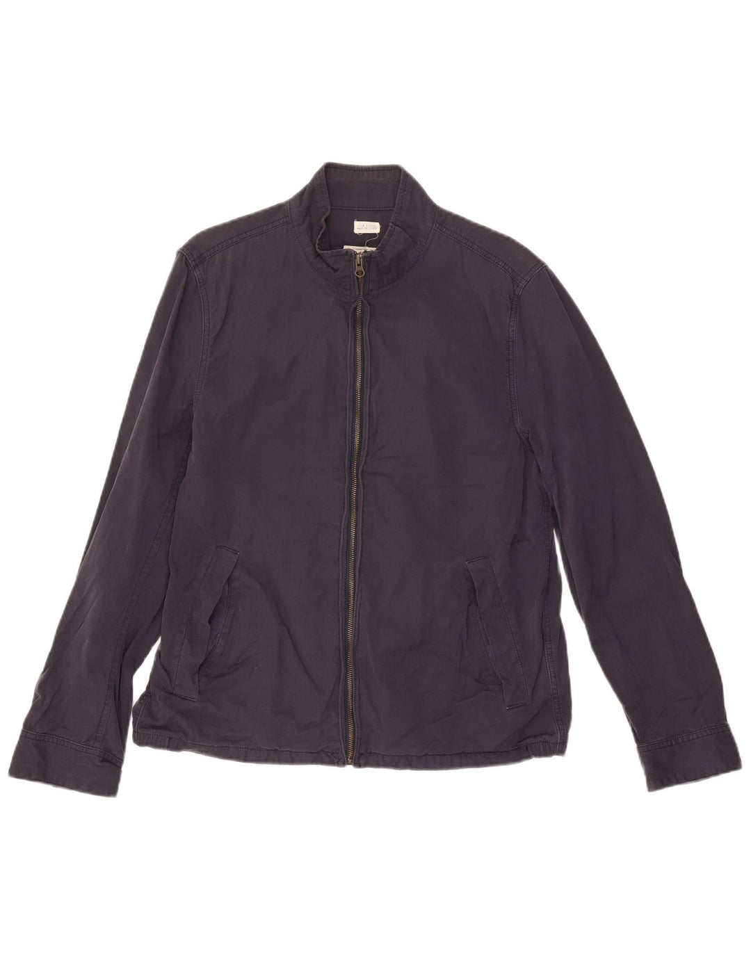 Giubbotto bomber da uomo J. Crew UK 38 cotone blu navy medio