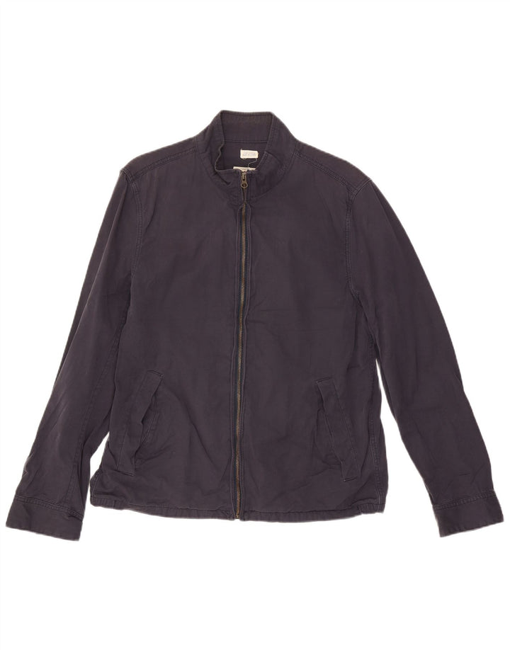 Giubbotto bomber da uomo J. Crew UK 38 cotone blu navy medio