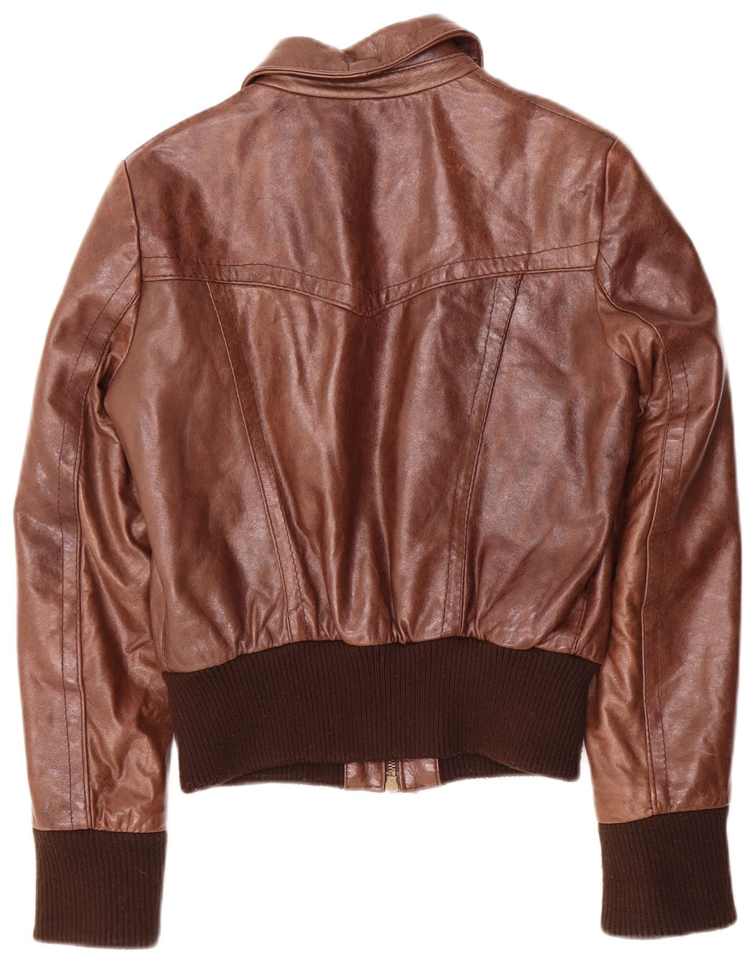 Giubbotto Bomber In Pelle Donna Conbipel IT 44 Marrone Medio