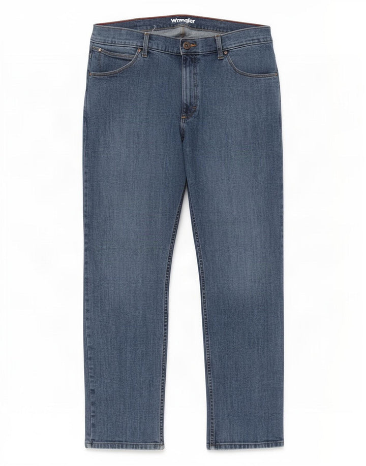 Jeans slim da uomo Wrangler W36 L32 cotone blu