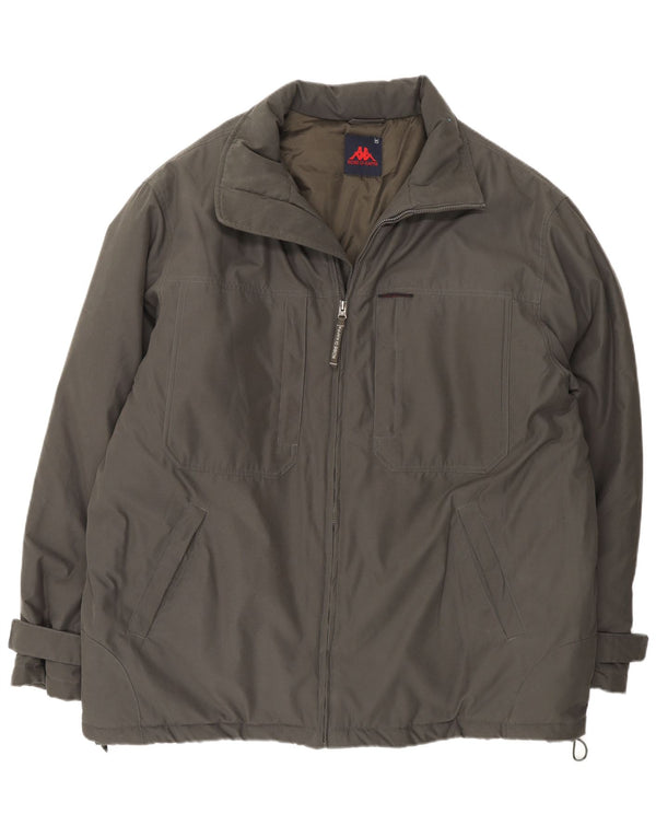 Giacca a vento da uomo Kappa UK 42 XL Khaki Poliammide