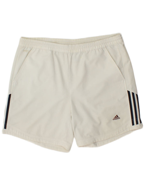 Pantaloncini sportivi da uomo Adidas XL poliestere bianco