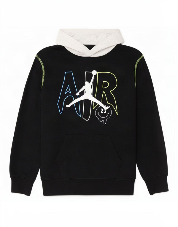 Felpa con cappuccio grafica Jordan da ragazzo, 12-13 anni, grande, colore nero