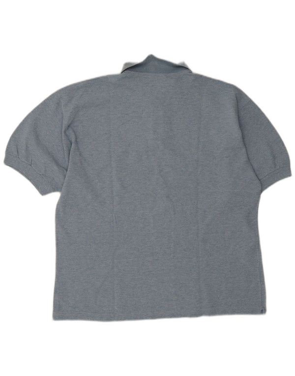 Polo da uomo Champion 2XL cotone screziato blu