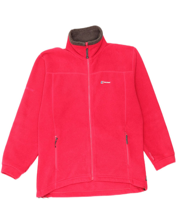 Giacca in pile oversize Polartec da donna BERGHAUS UK 14 Large Rosa