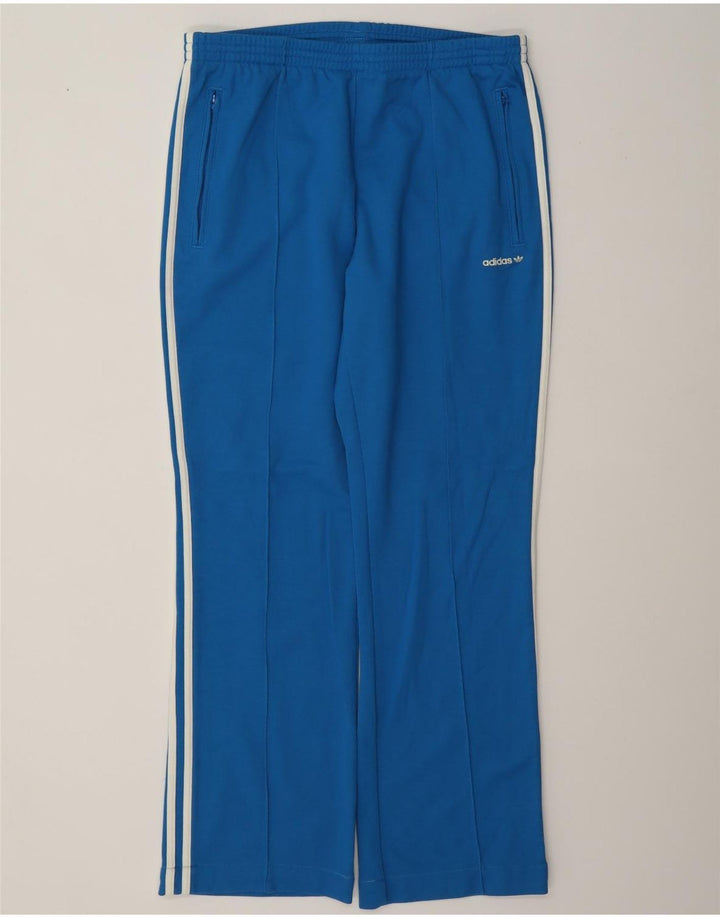 Pantaloni da tuta da uomo Adidas in cotone blu medio