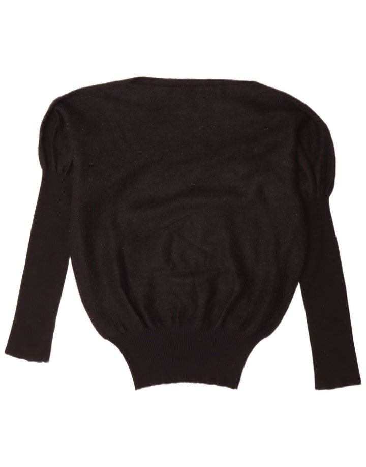 Maglione maglione oversize da donna con scollo a barca Les Copains IT 42 Medio Nero