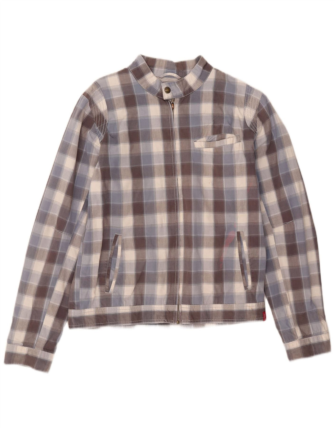 Giubbotto bomber grafico Levi's per ragazzi 13-14 anni a quadri blu
