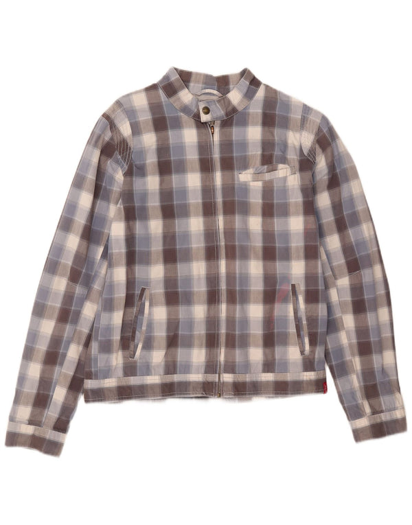 Giubbotto bomber grafico Levi's per ragazzi 13-14 anni a quadri blu