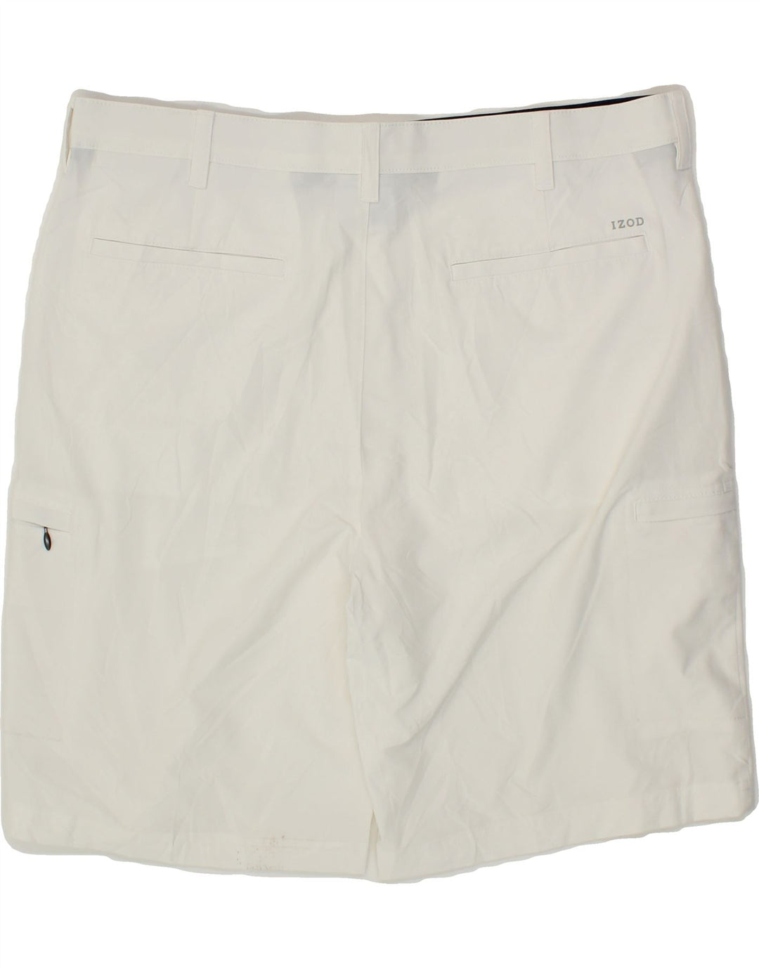 IZOD Mens Golf Cargo Shorts W36 Large White Vintage Izod and Second-Hand Izod from Messina Hembry 