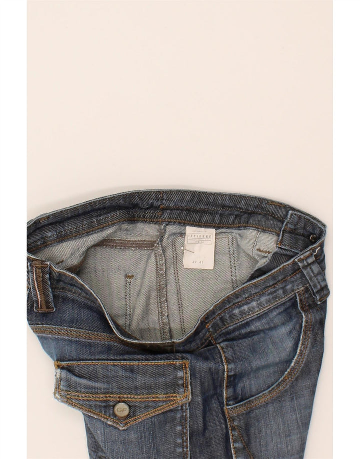 GIANFRANCO FERRE Womens Slim Jeans  W27 L30 Blue Cotton Vintage Gianfranco Ferre and Second-Hand Gianfranco Ferre from Messina Hembry 
