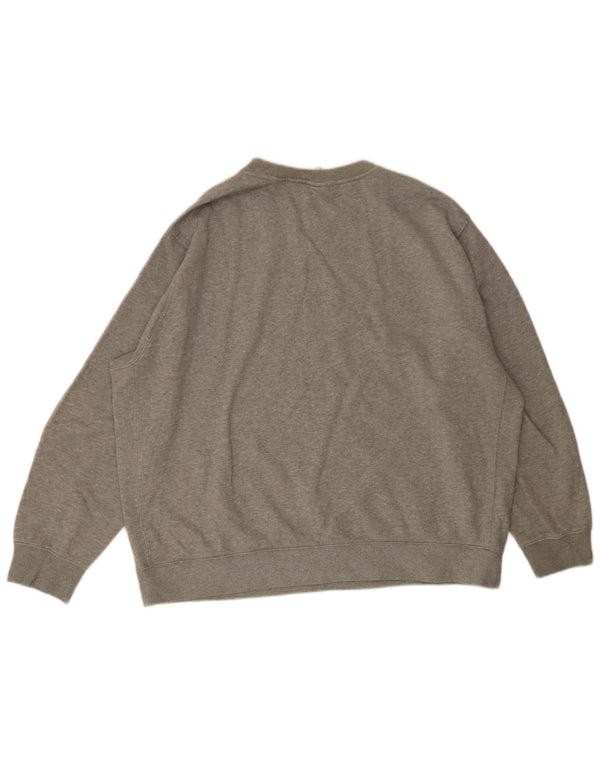 Felpa Nike Uomo Maglione 2XL Cotone chiazzato grigio