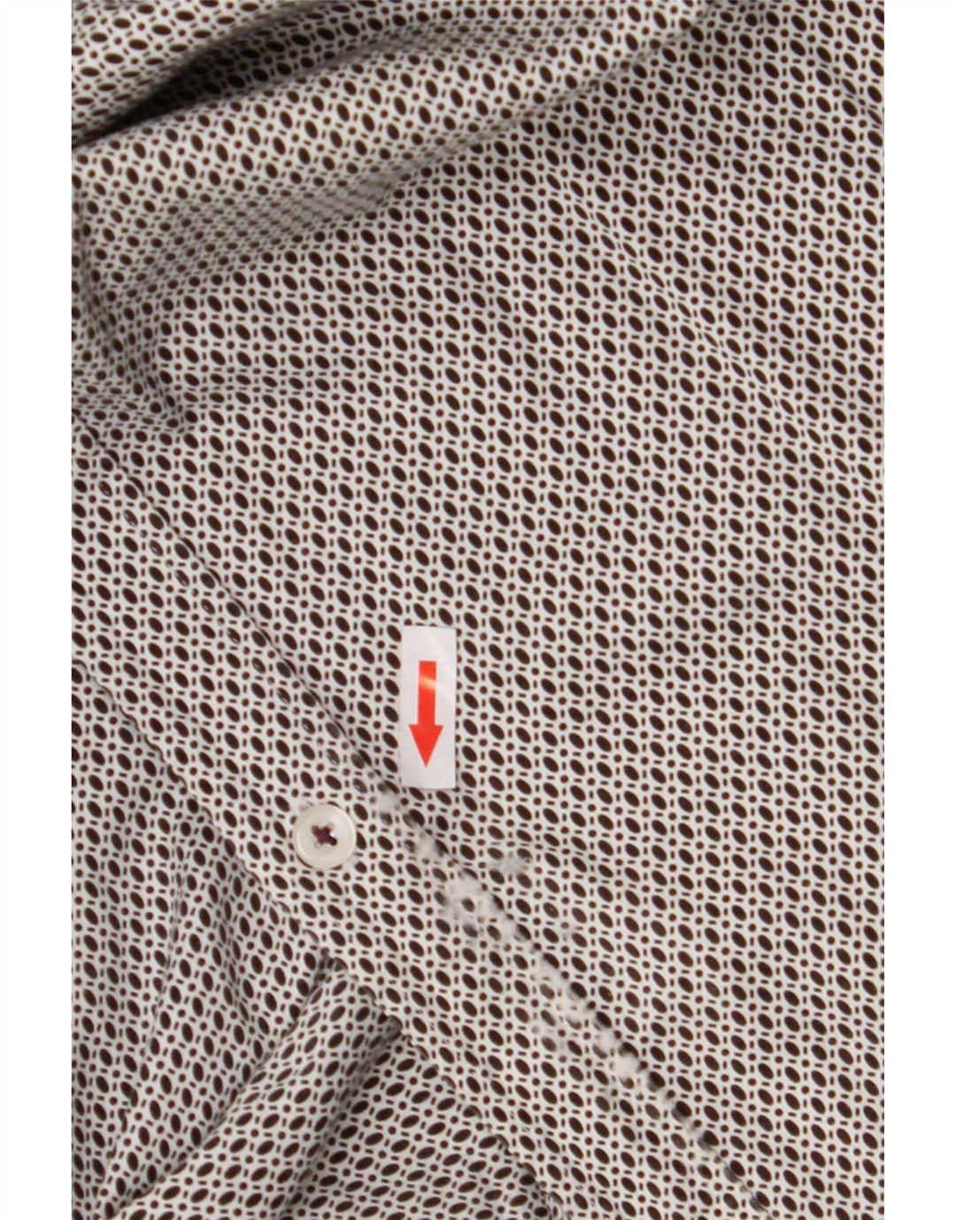 Camicia da uomo Ted Baker taglia 5 XL cotone geometrico nero