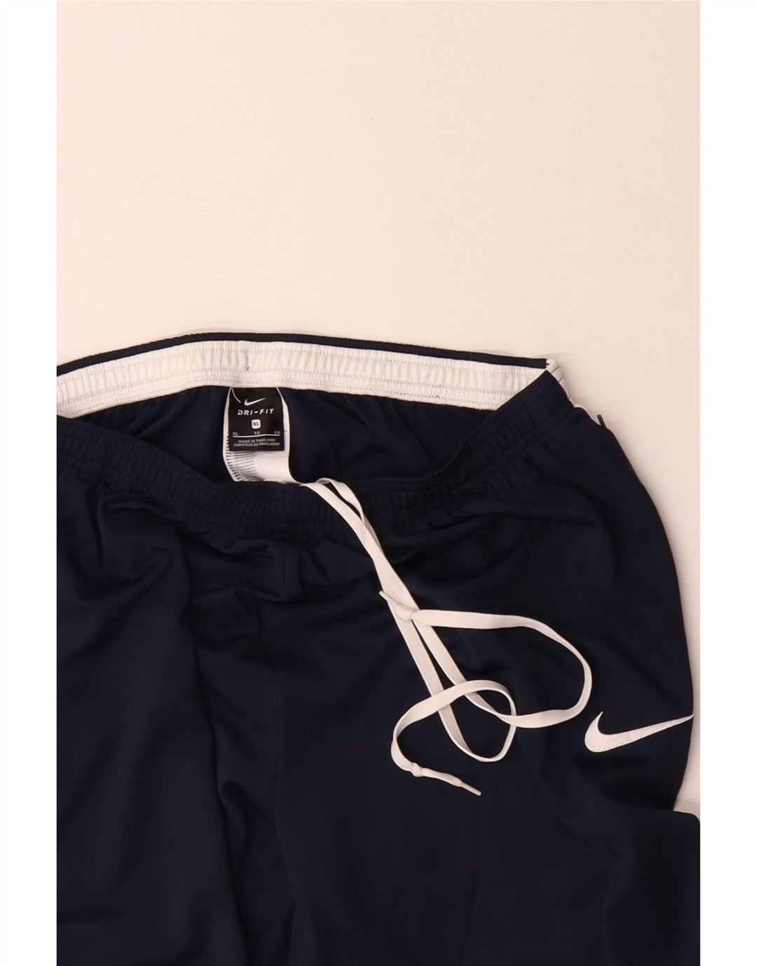 Pantaloni da tuta Nike Dri Fit da uomo XL in poliestere color block blu navy