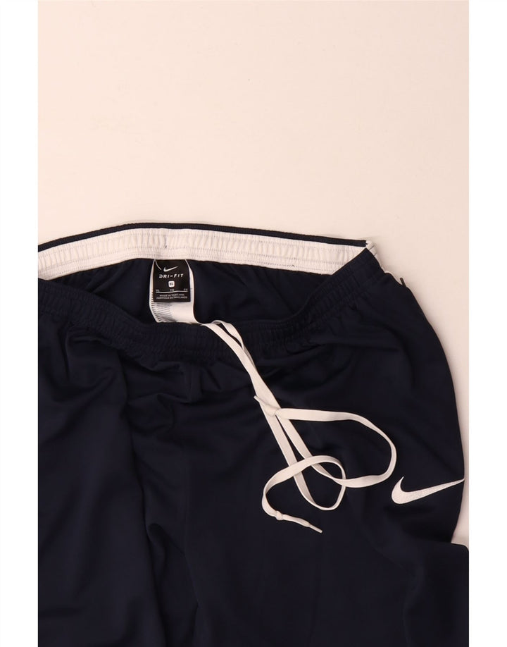 Pantaloni da tuta Nike Dri Fit da uomo XL in poliestere color block blu navy