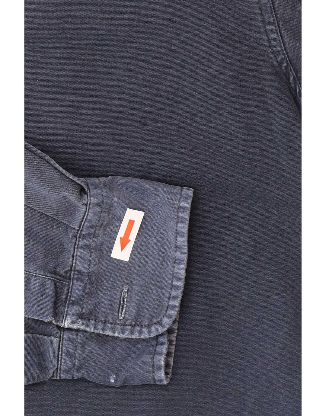 Schott Camicia da uomo grande in cotone blu