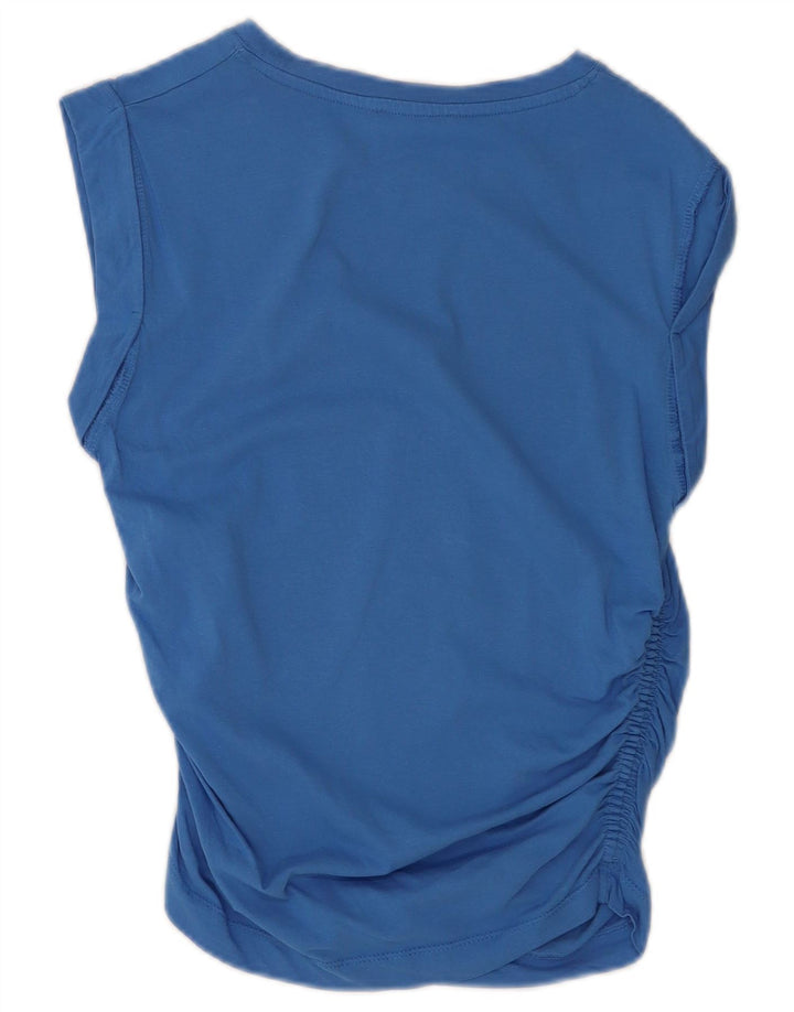 Camicetta senza maniche da donna Zara UK 10 piccola blu