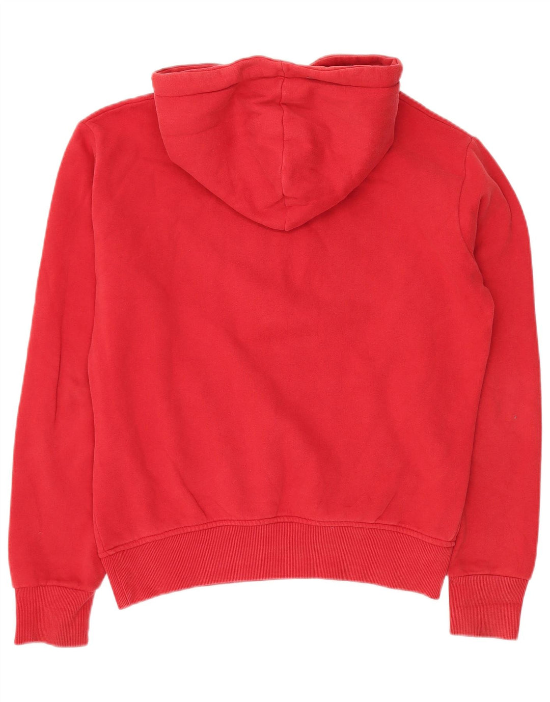 Maglione con cappuccio grafico da uomo SUPERDRY in cotone rosso medio