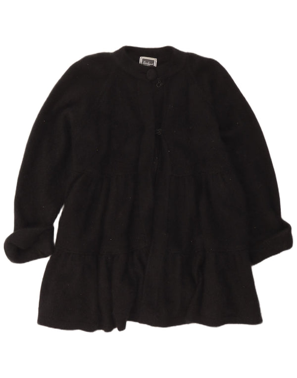Luisa Spagnoli Womens Longline Cardigan Sweater UK 16 Large Black