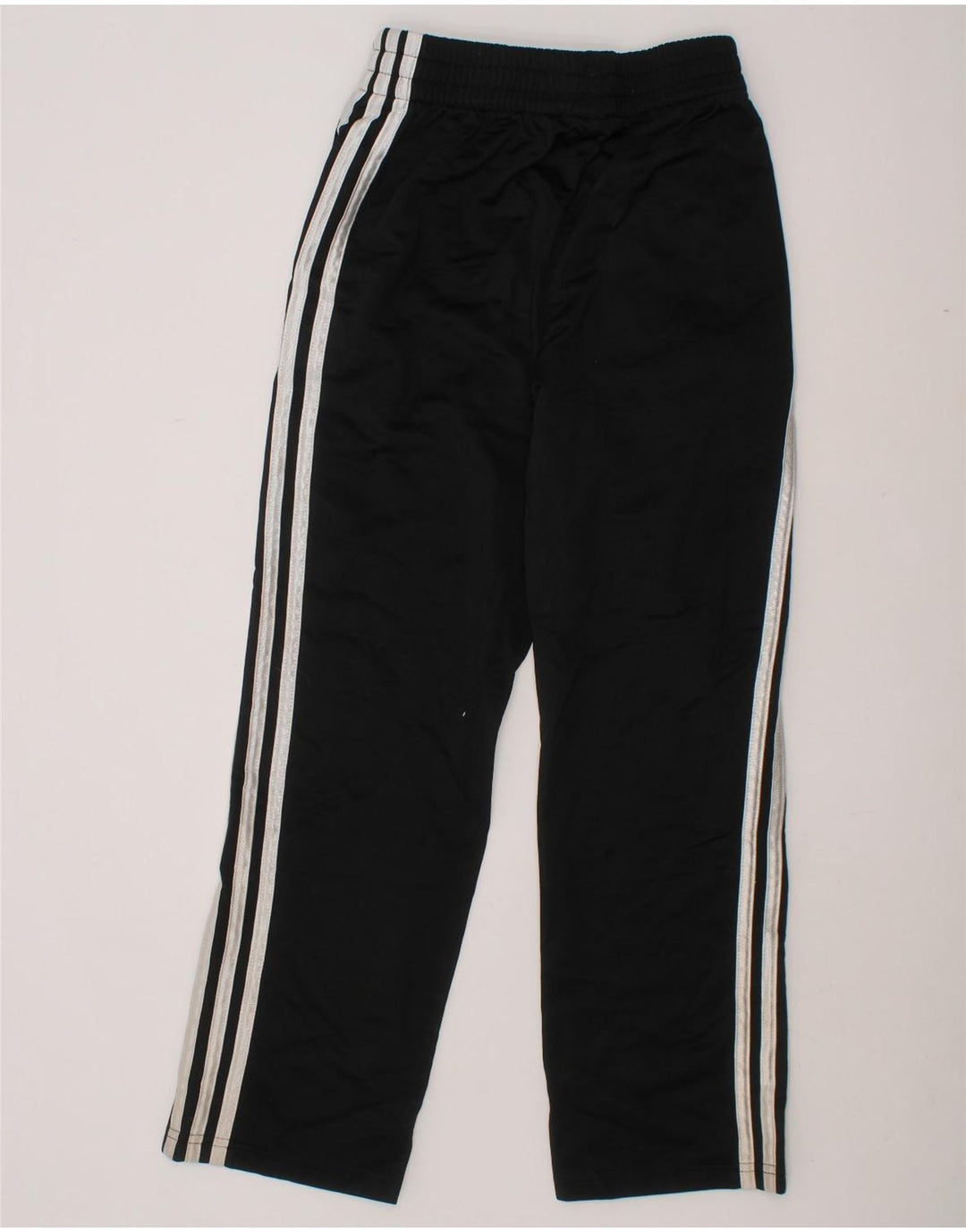 ADIDAS Boys Tracksuit Trousers 7-8 Years  Black Polyester Vintage Adidas and Second-Hand Adidas from Messina Hembry 