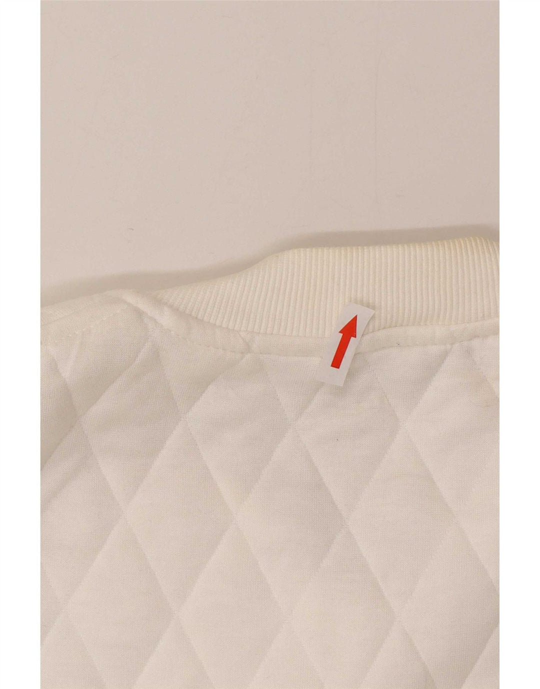 Giacca trapuntata da donna Marks & Spencer UK 14 grande poliestere bianco