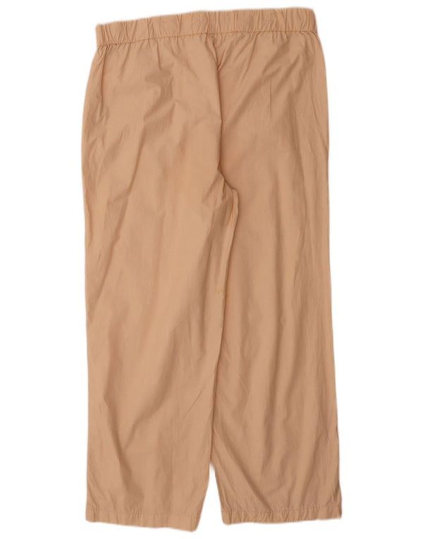 Pantaloni casual dritti da donna Marks & Spencer UK 14 Large W34 L29 Beige