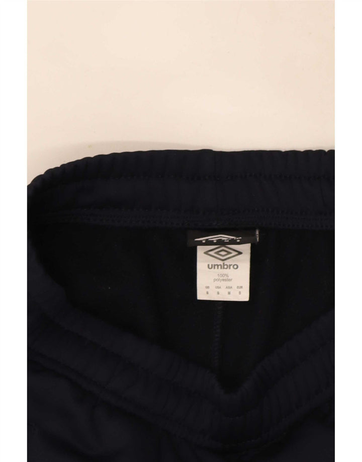 Umbro Pantaloni da tuta con grafica da uomo Joggers Small Poliestere blu navy