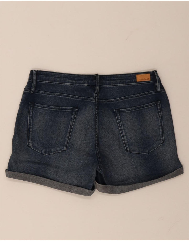 Pantaloncini di jeans da donna Timberland W29 cotone blu navy medio