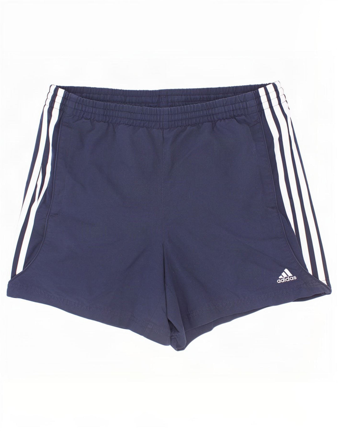 Pantaloncini sportivi Adidas da ragazzo 15-16 anni in poliestere blu navy