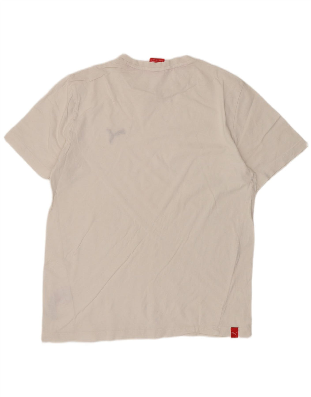 T-shirt da uomo Puma Top Small in cotone bianco