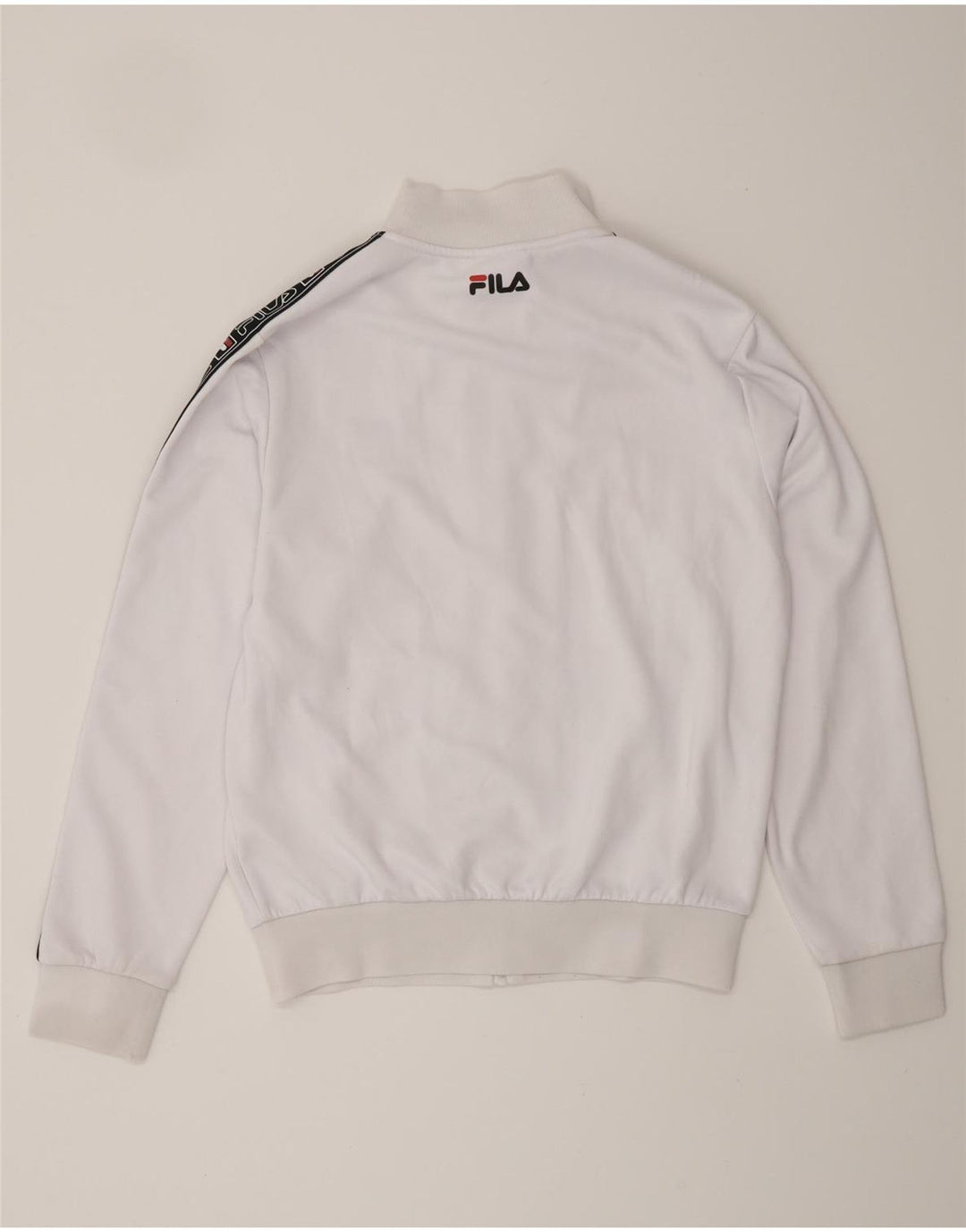 Giacca da ginnastica da donna con grafica FILA UK 16 Large White Colourblock