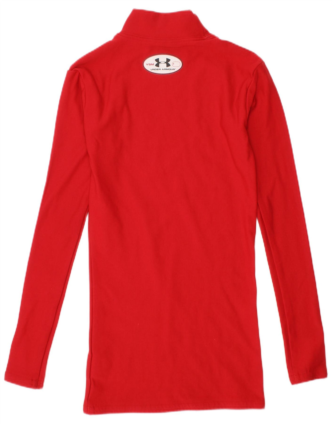 Maglia Cold Gear da bambina UNDER ARMOUR manica lunga 7-8 anni piccola in nylon rosso