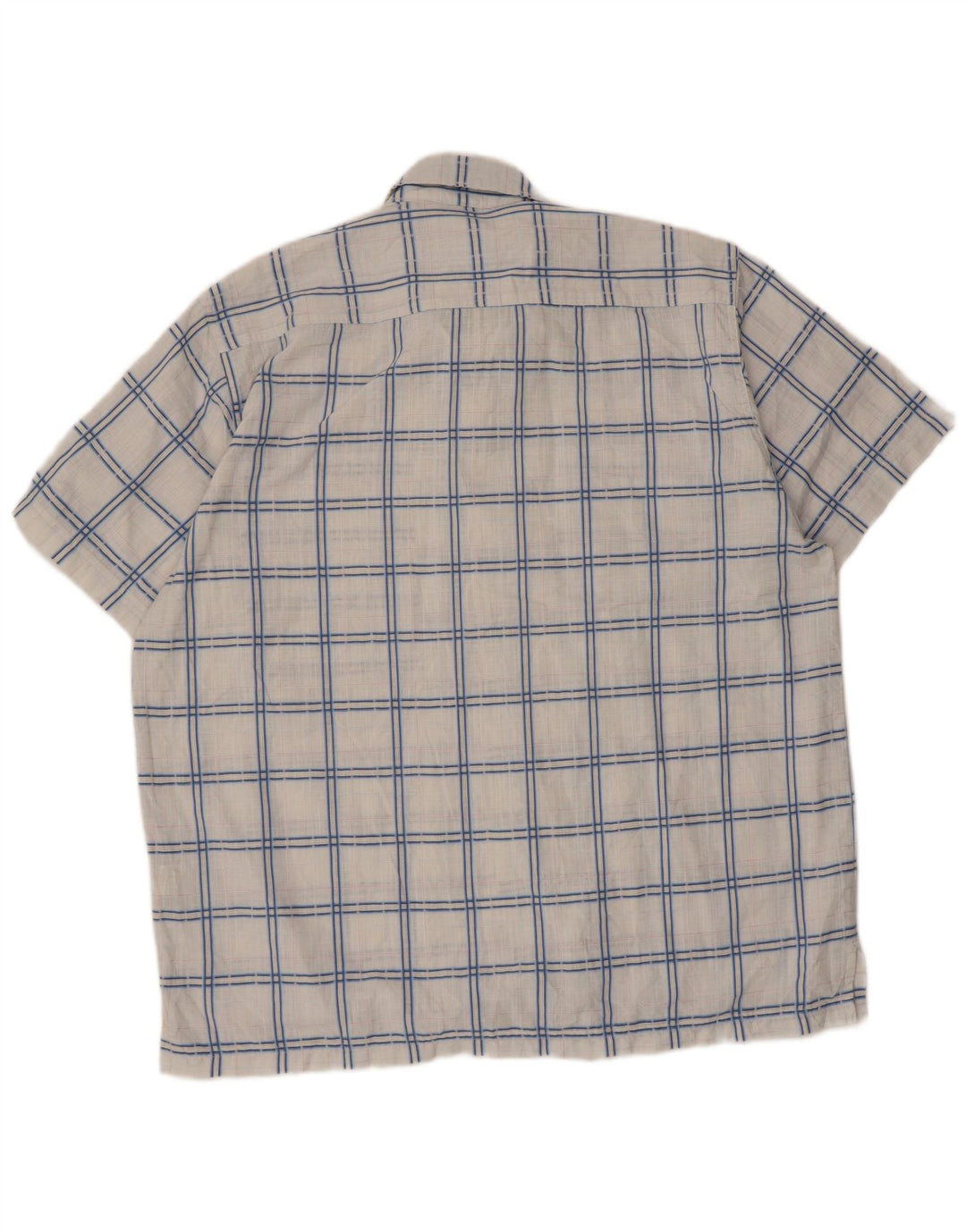 Camicia a maniche corte da uomo Rohan, poliestere a quadri bianchi grandi