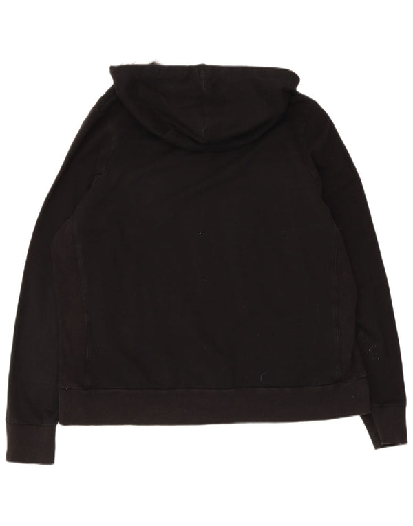 Maglione con cappuccio e zip da donna Marks & Spencer UK 20 2XL cotone nero