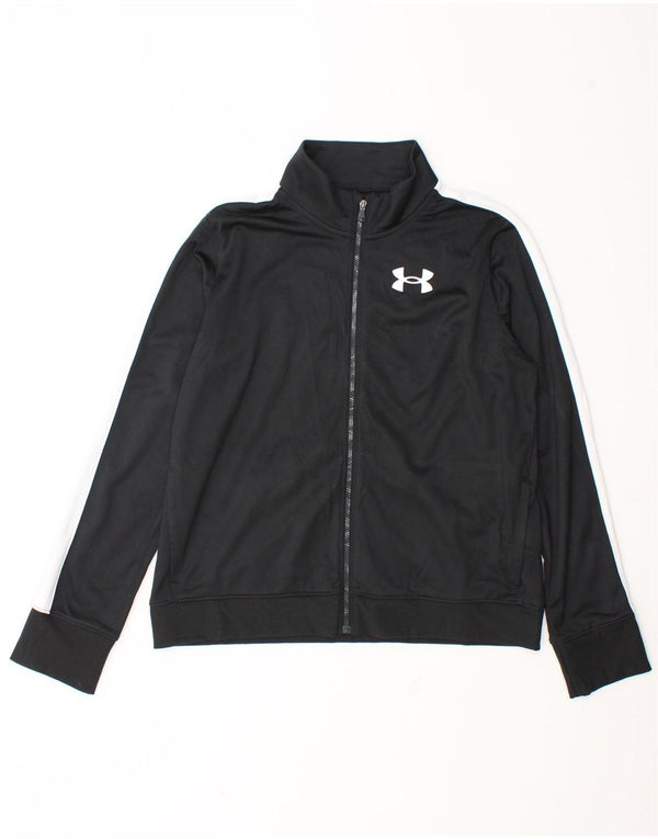 Giacca da tuta da ragazzo Under Armour 13-14 anni XL Black Colourblock