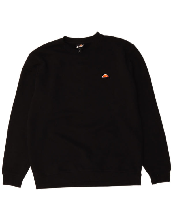 Felpa grafica da uomo Ellesse, maglione, cotone nero medio