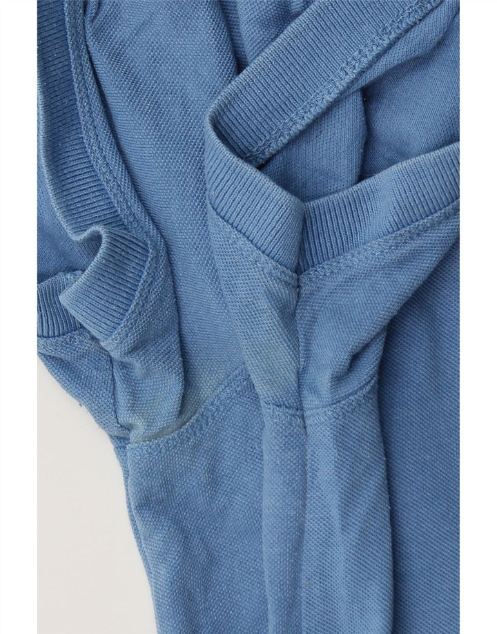 Polo da uomo ALL SAINTS piccola in cotone blu