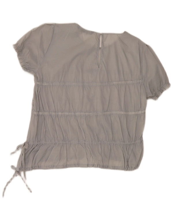Top in camicetta da donna Zara UK 14 Grigio medio