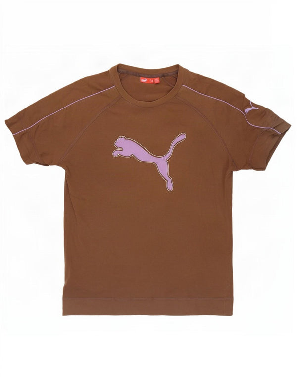 Maglietta grafica da uomo Puma Marrone medio