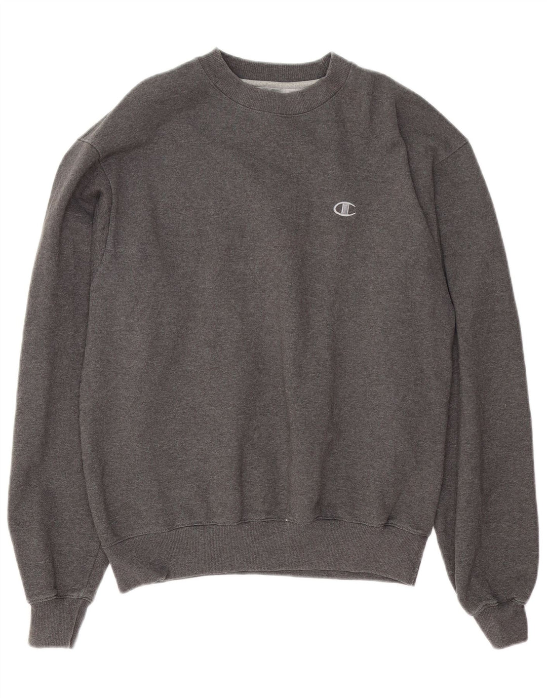 Felpa da uomo Champion in cotone grigio medio