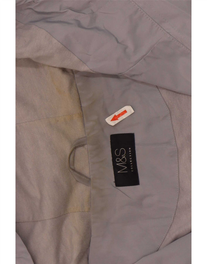 Giacca a vento oversize con cappuccio da donna Marks & Spencer UK 18 XL Grigia