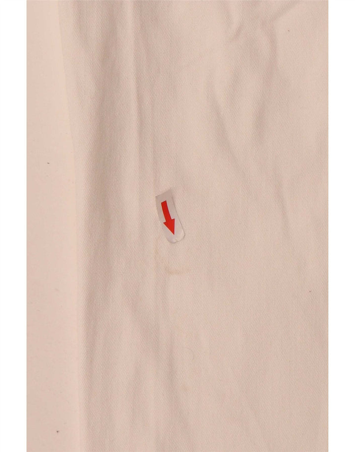 Jeans dritti da donna Orvis US 10 Large W30 L28 Cotone bianco