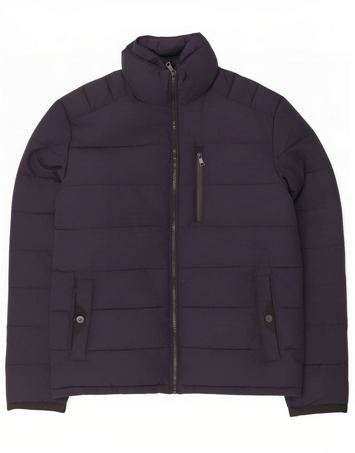 Giacca imbottita da uomo Marks & Spencer UK 38 Medium Blu navy Poliestere