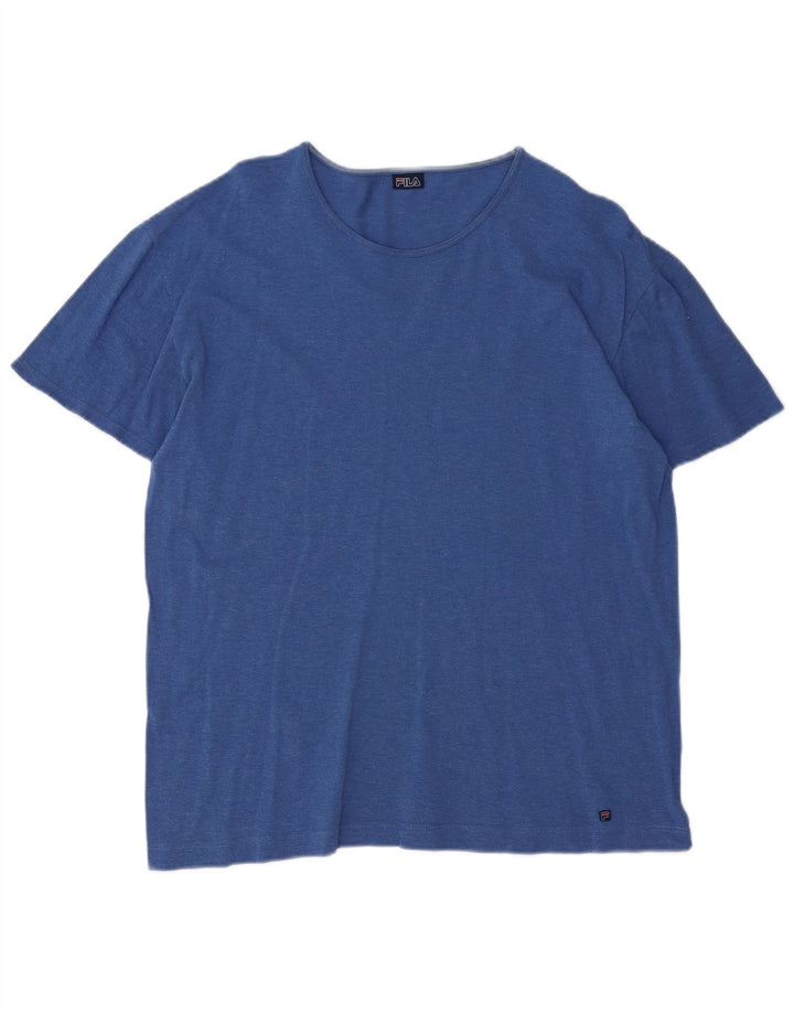 T-shirt Fila da uomo Top blu medio