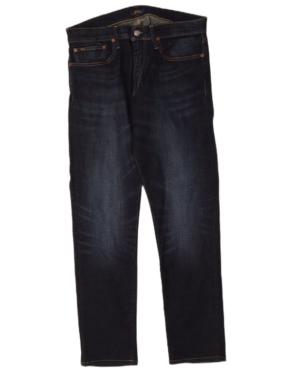 Polo Ralph Lauren Jeans slim da uomo W33 L31 cotone blu navy