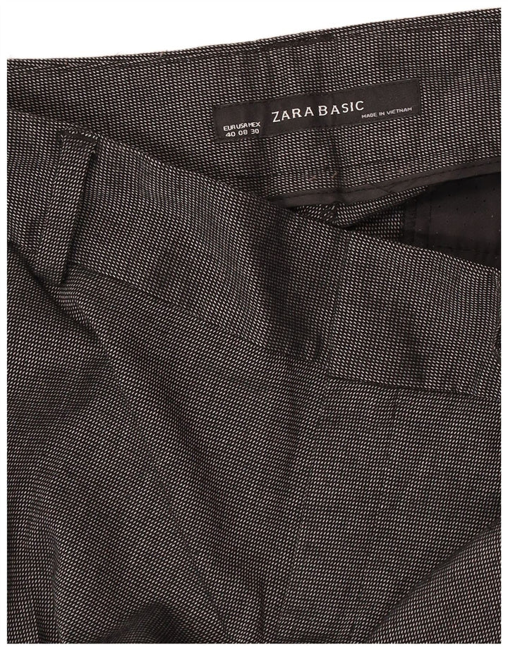 Pantaloni chino bootcut da donna Zara EU 40 medi W30 L32 grigio maculato