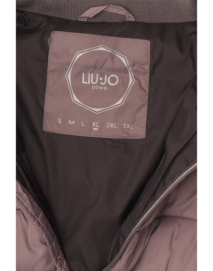 Liu Jo Giacca imbottita trapuntata da uomo UK 42 XL Grigio