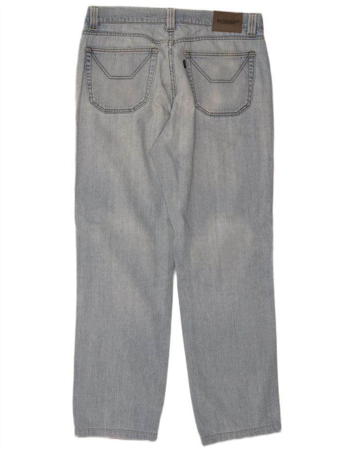 Jeans dritti da donna Jeckerson W36 L30 cotone blu