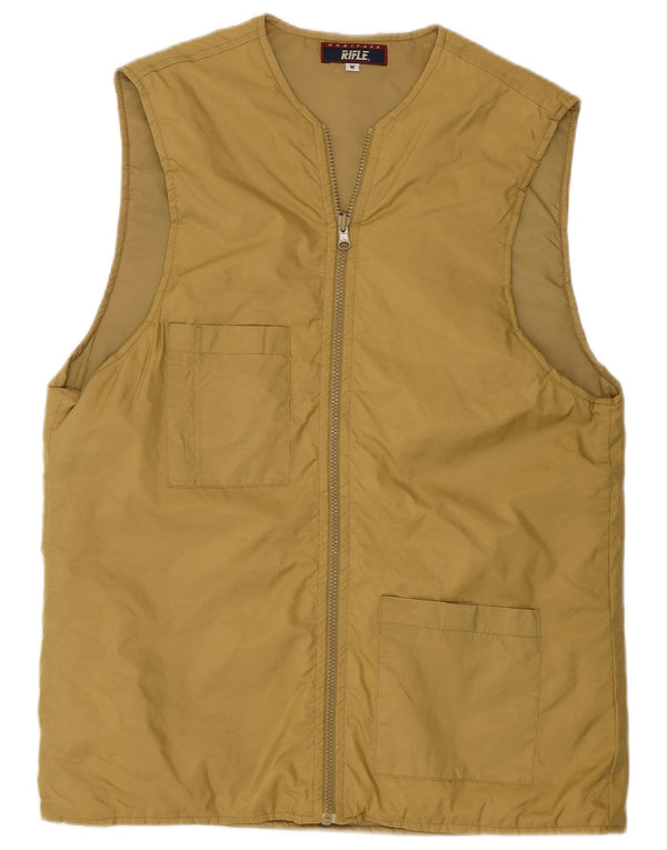 Gilet da uomo Rifle Heritage Utility UK 38 Beige medio Poliammide
